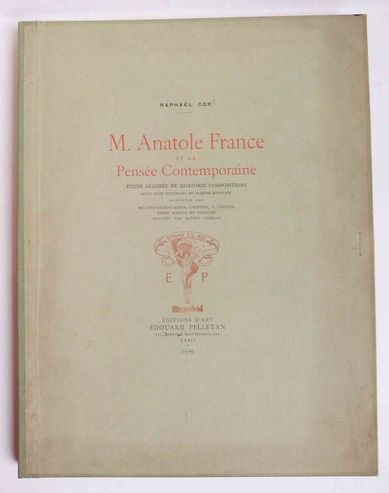 Mister Anatole France and Contemporary Thought
