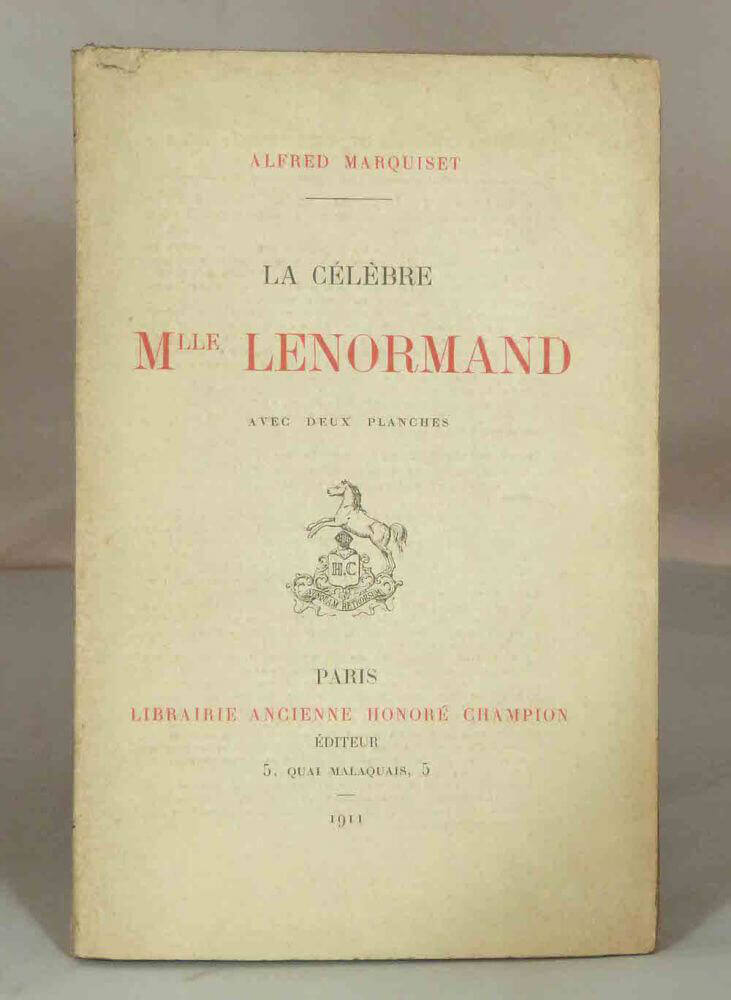 La célèbre Mlle Lenormand