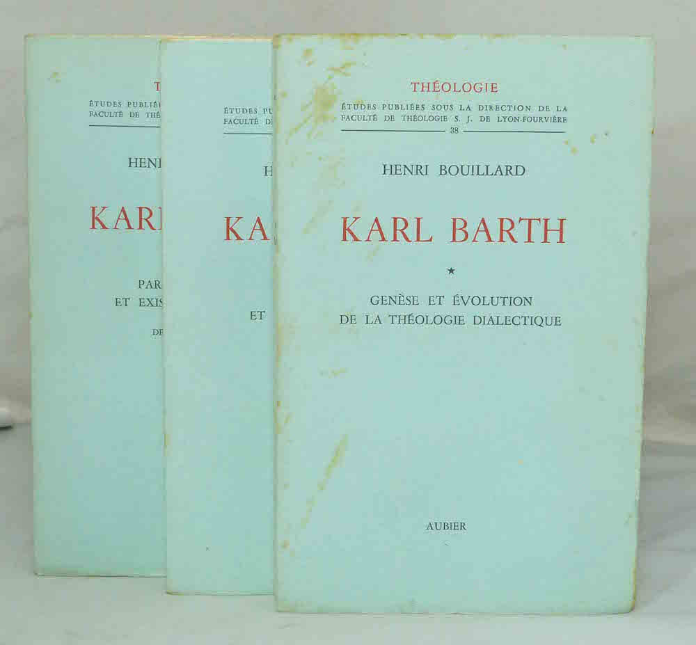 Karl Barth. 3 volumes.