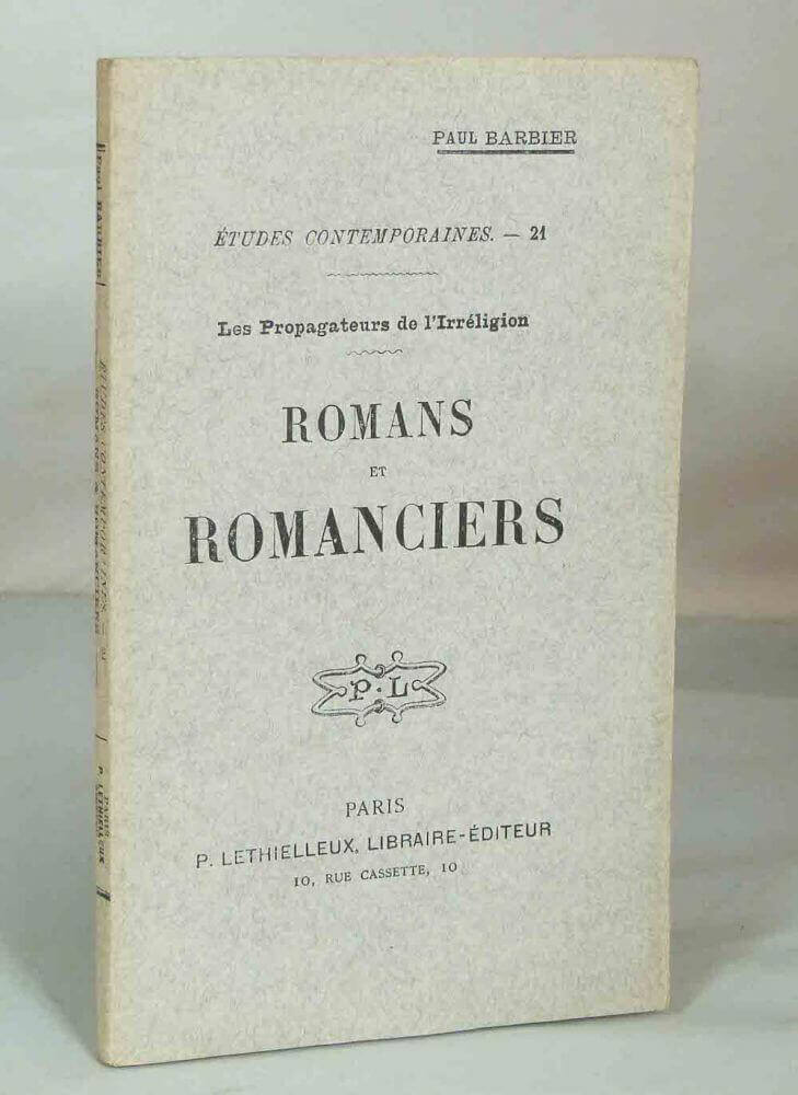 Propagators of Irreligion. Novels and Novelists