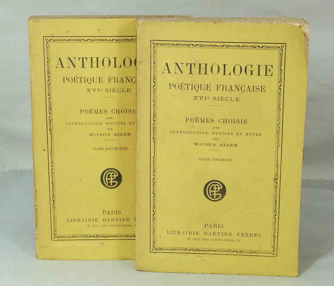 French Poetic Anthology, 16th Century