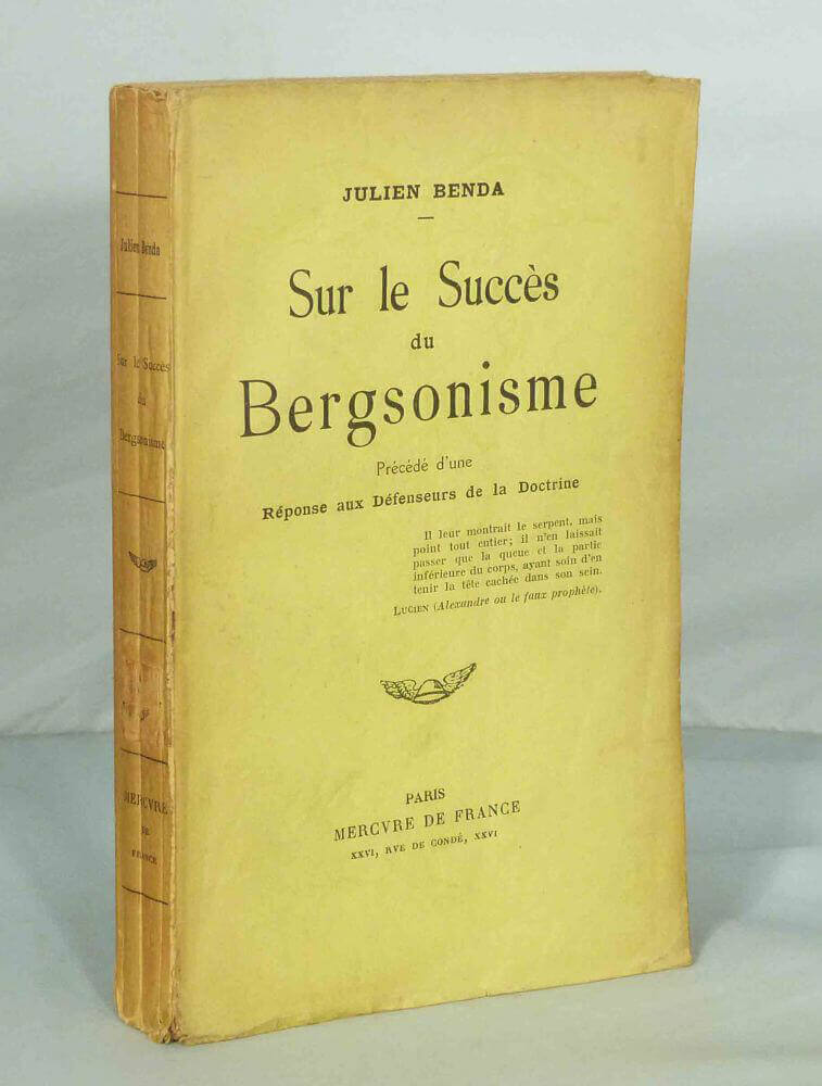 On the Success of Bergsonism.