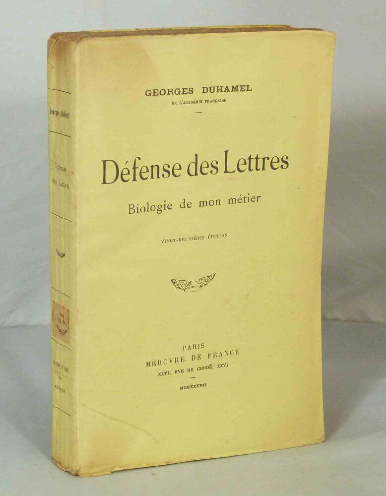 Défense des Lettres.