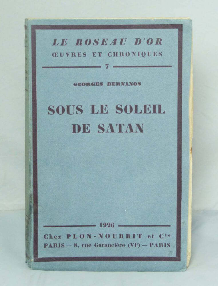 Le Roseau d'or oeuvres et chroniques, n°7; Sous le soleil de Satan.