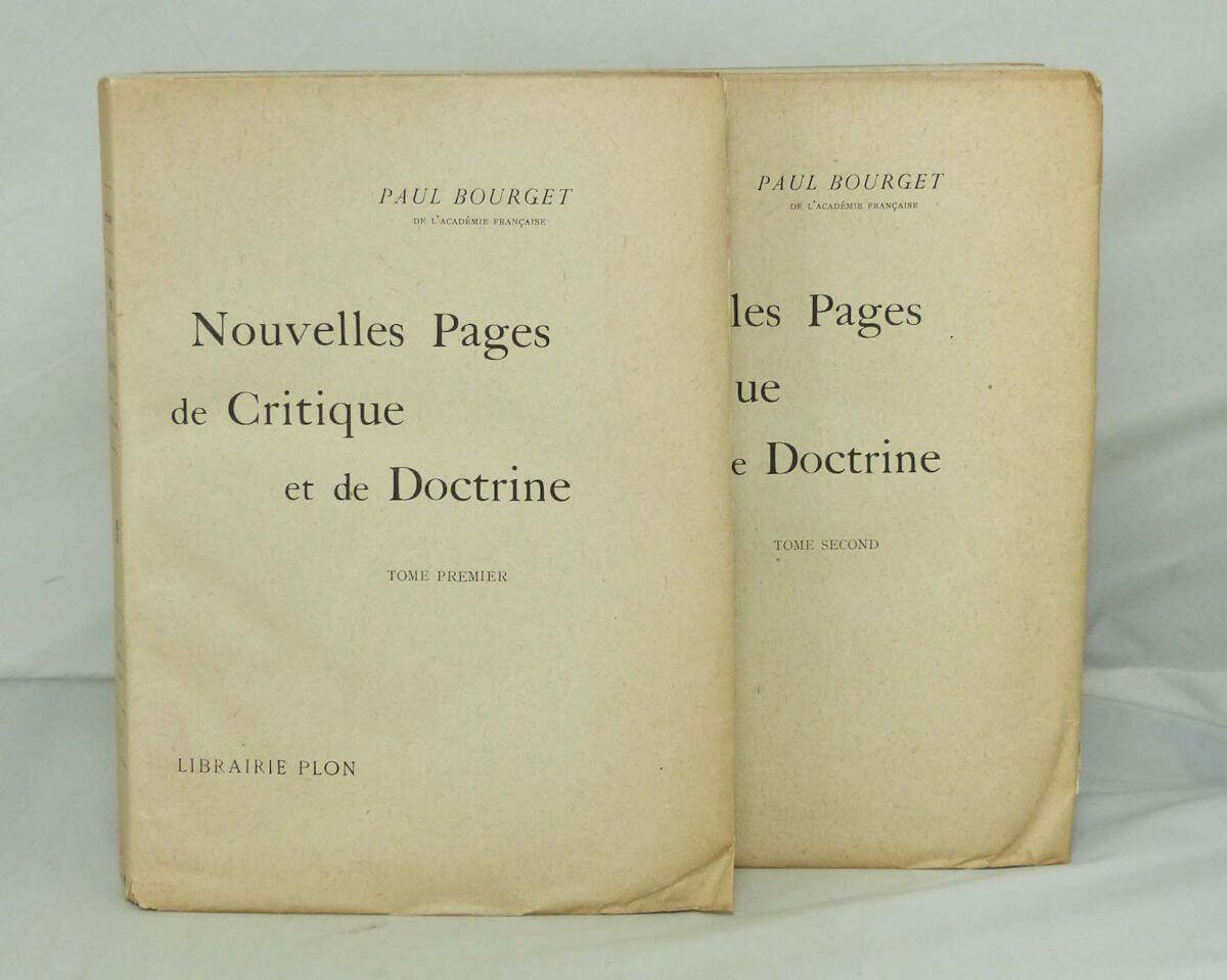 New Pages of Criticism and Doctrine