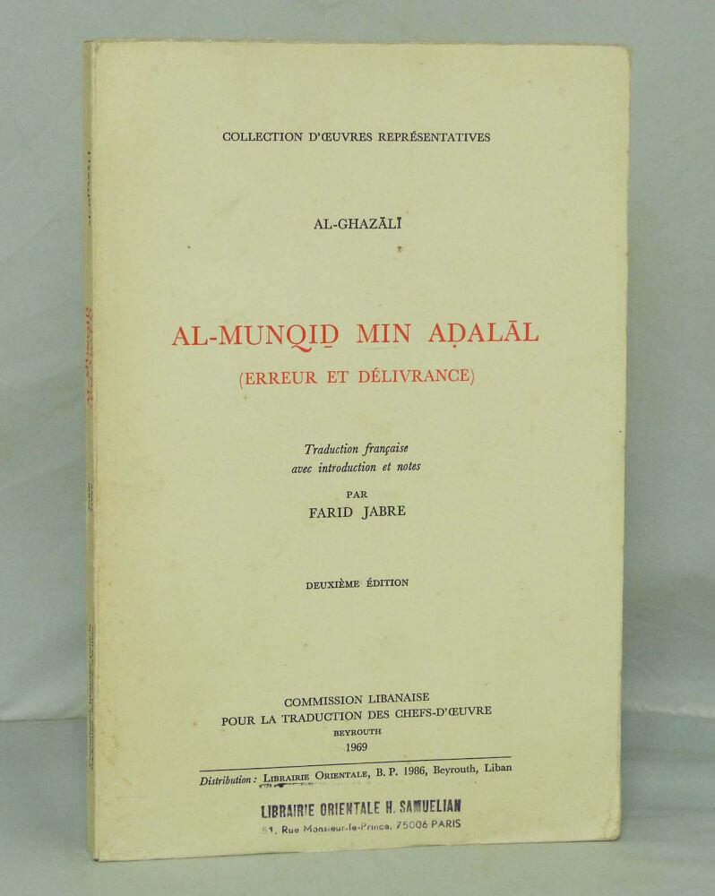 Al-Munquid min Adalal. (Erreur et Délivrance).
