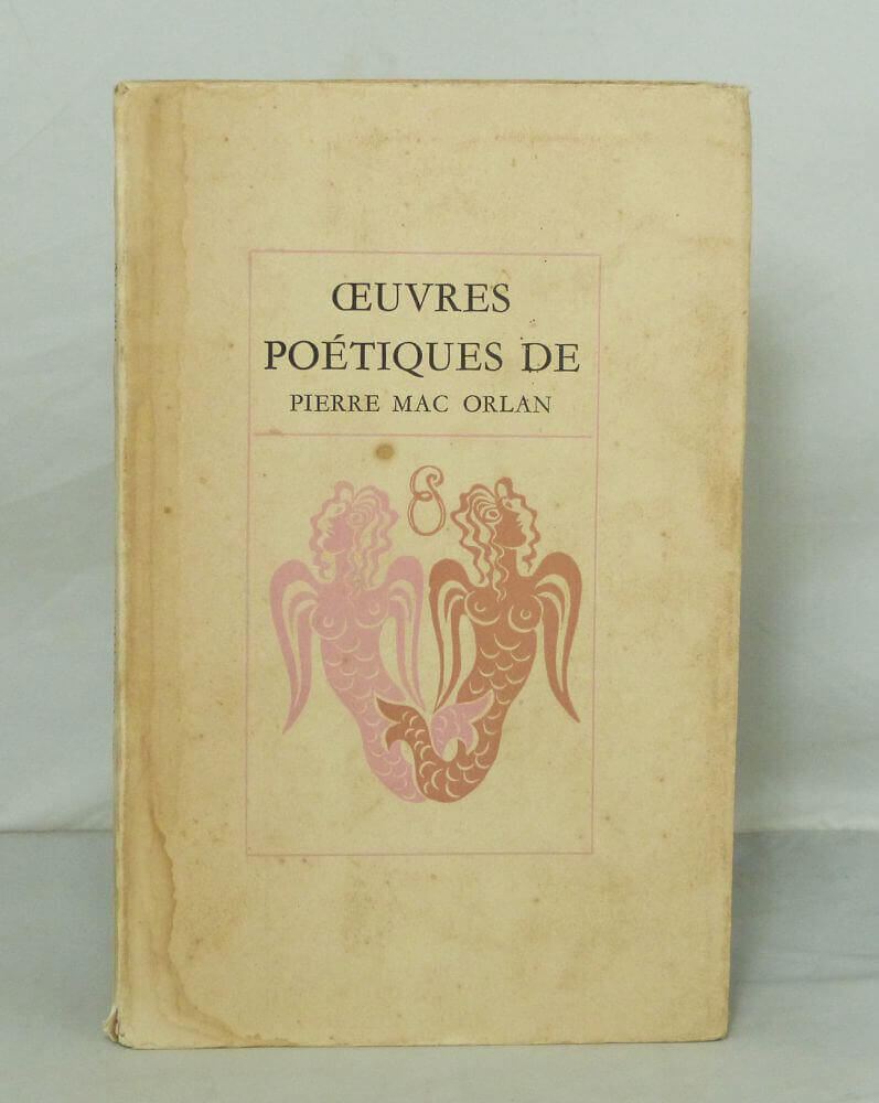 Oeuvres poétiques.