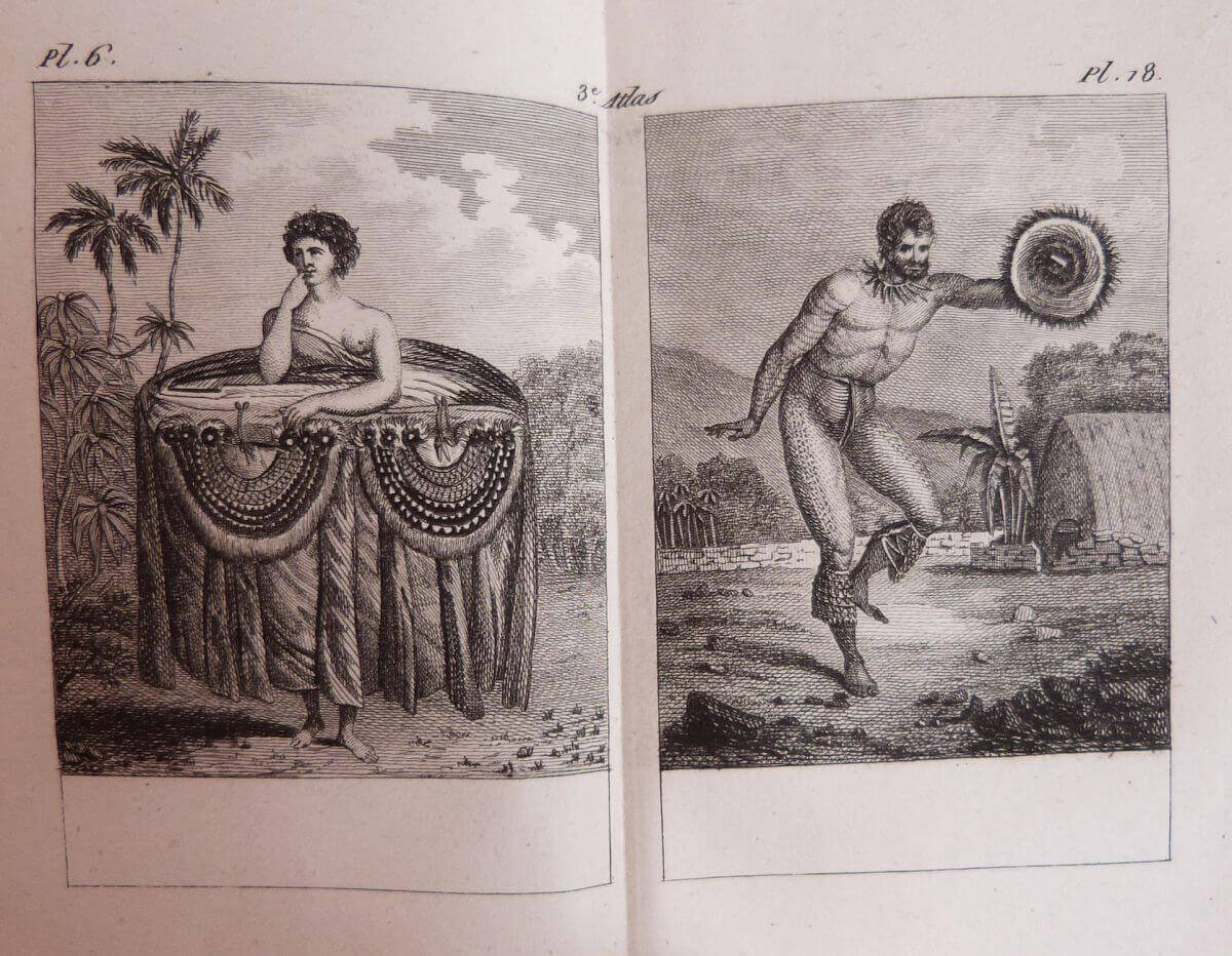 Bibliothèque portative des voyages. Premier voyage autour du Monde, fait en 1768, 1769, 1770 et 1771... / Second voyage autour du Monde, et dans les régions du pôle austral fait en 1772, 1773, 1774, et 1775... / Troisième voyage autour du Monde, sur la cô