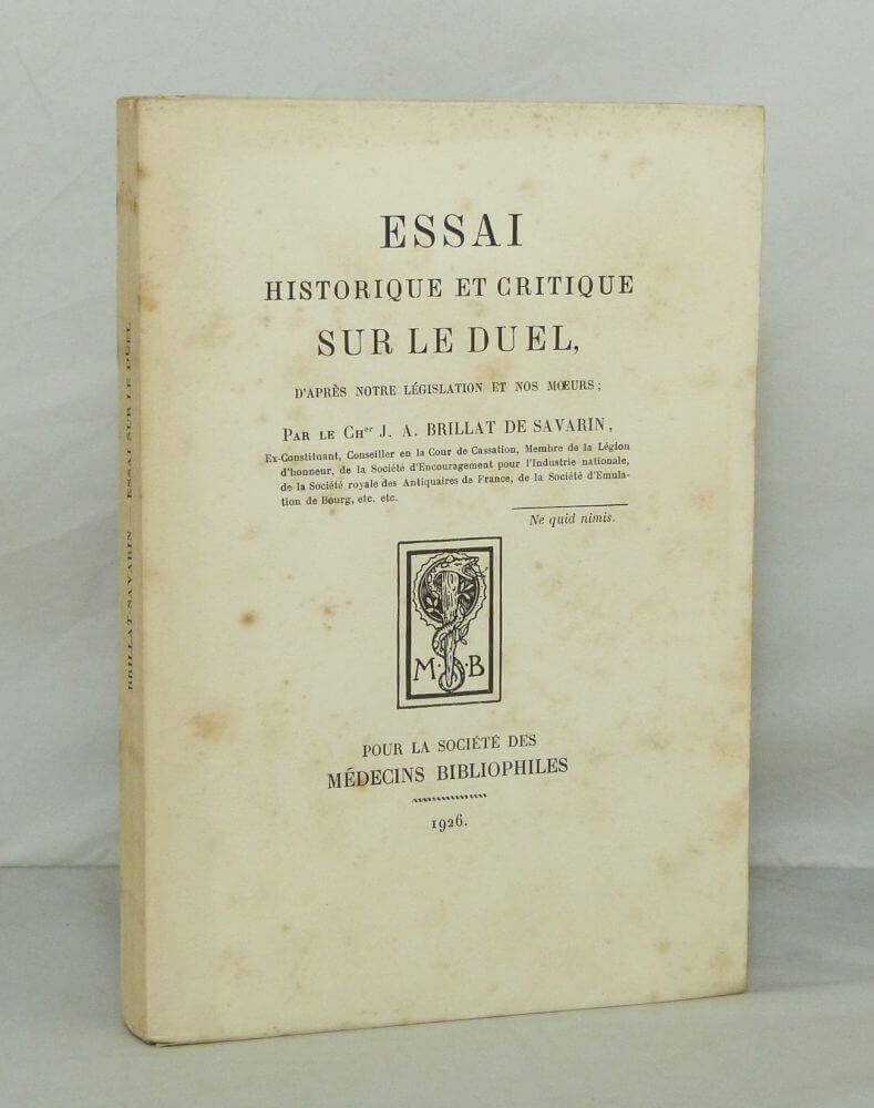 Historical and Critical Essay on Duelling,
