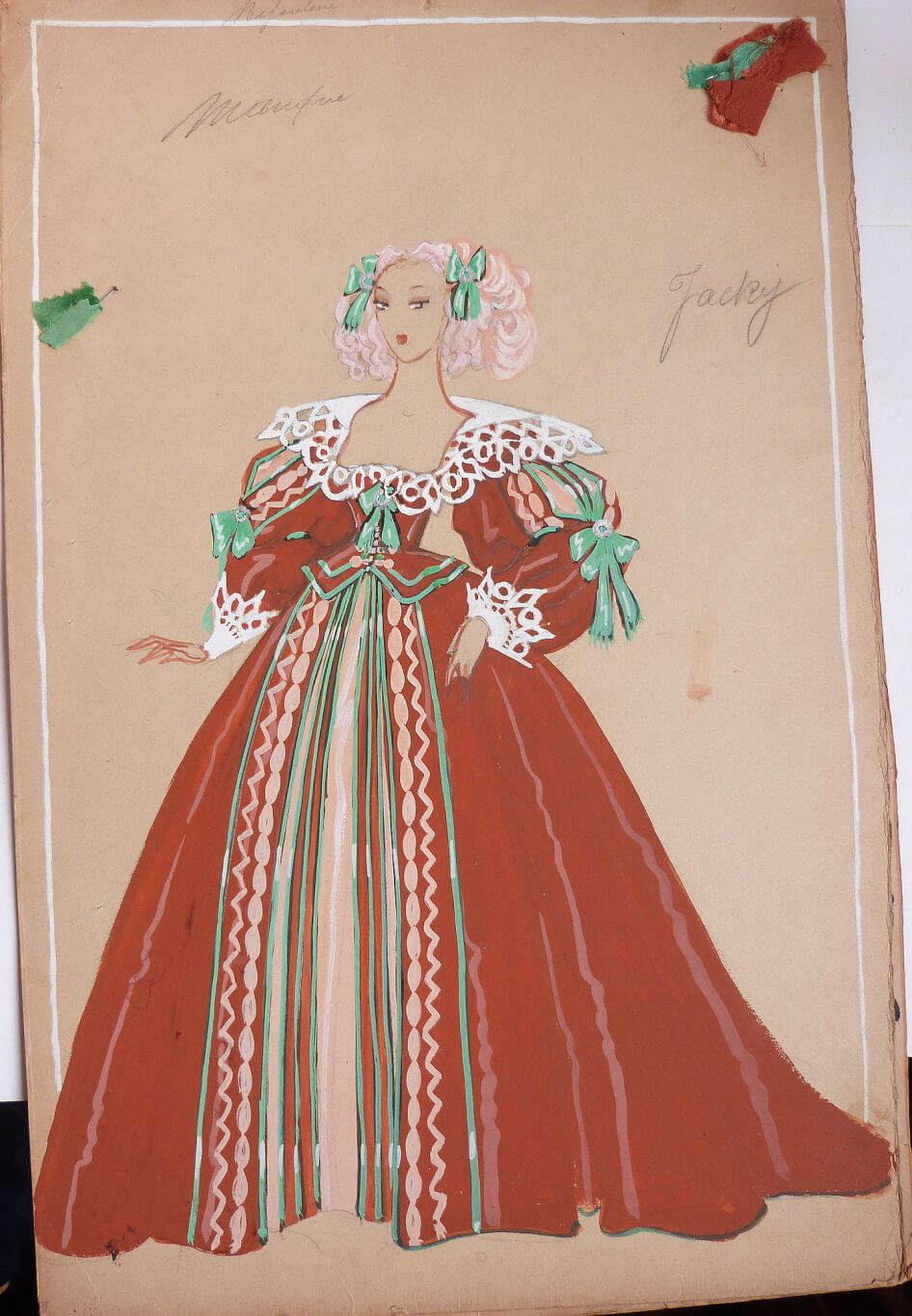 Dessin original de Jenny Carré (1902-1945)