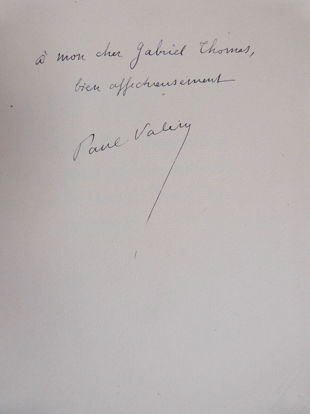 Lettre de Paul Valéry. Imprimée à BRUXELLES pour quelques amis de l'Auteur, par les soins de l'un d'eux