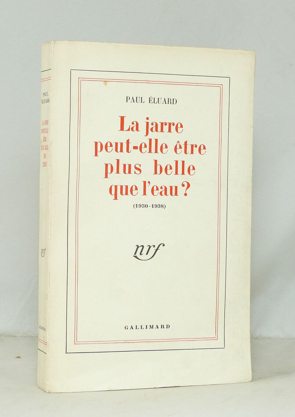 La jarre peut-elle être plus belle que l'eau?