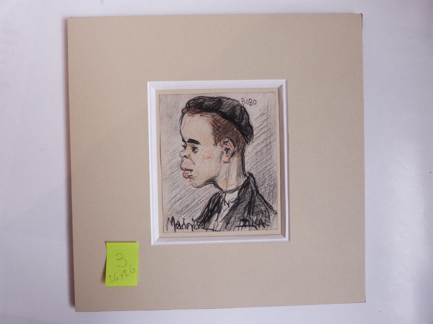 Dessin original Madrid Bobo de Pablo TILLAC