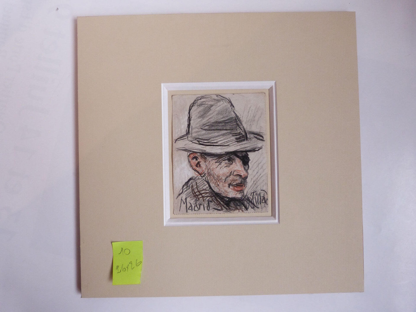 Dessin original Homme Madrid de Pablo TILLAC