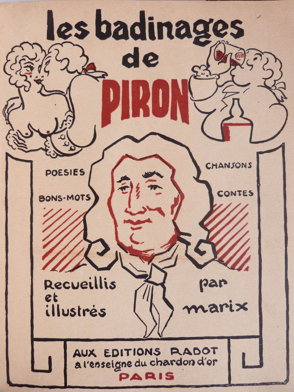 Les badinages de Piron.