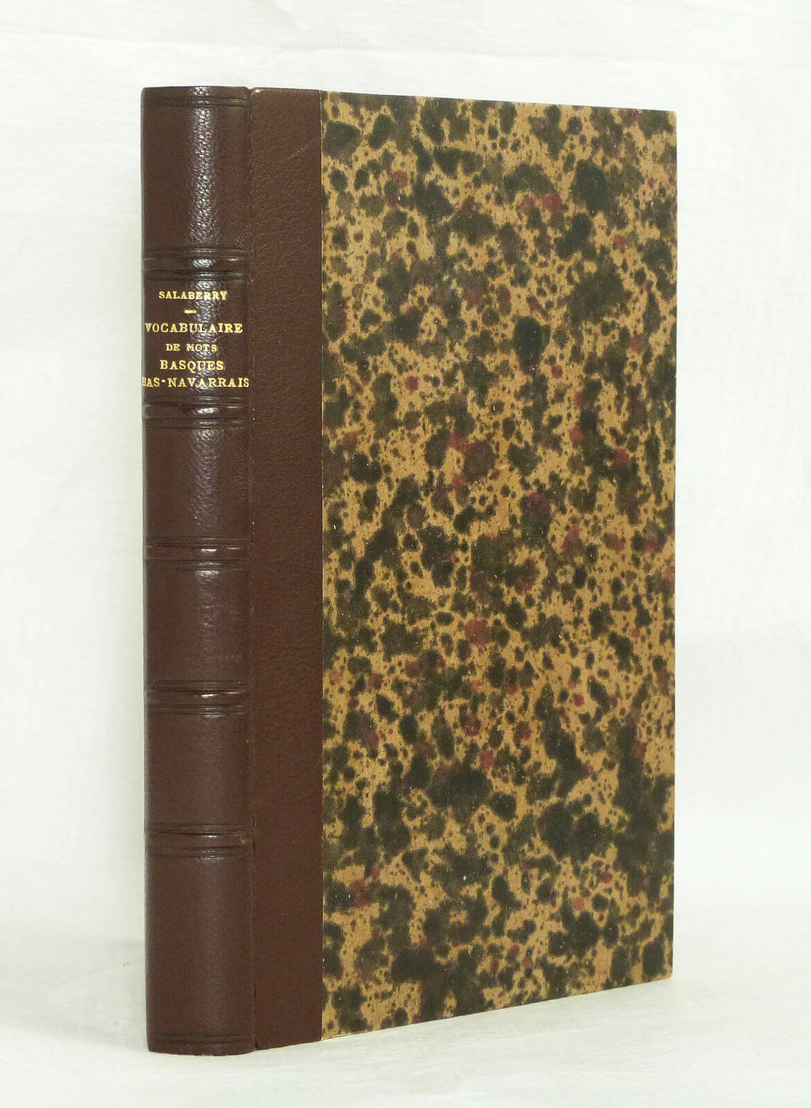 Vocabulary of Lower Navarrese Basque words, translated into French by M. Salaberry (of Ibarolle)