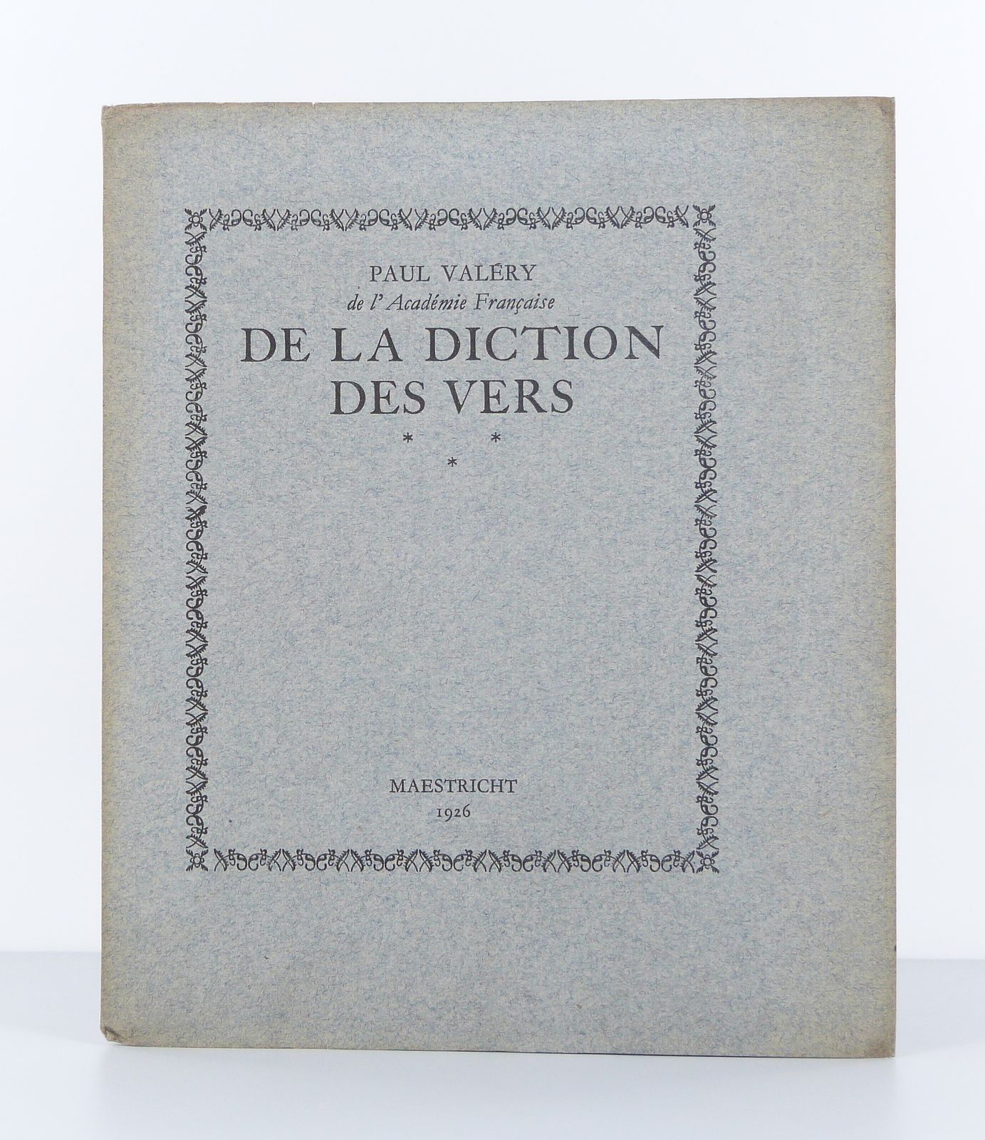 De la diction des vers (extrait d'un petit discours)