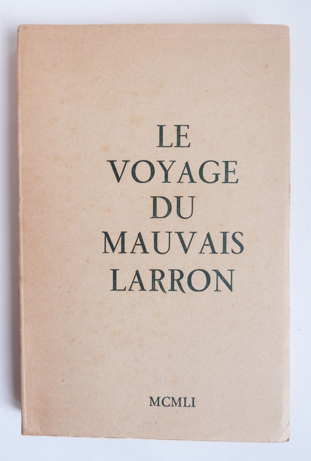 Le Voyage du mauvais larron