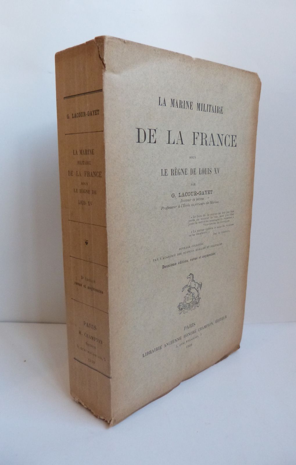 La marine militaire de la France sous le règne de Louis XV