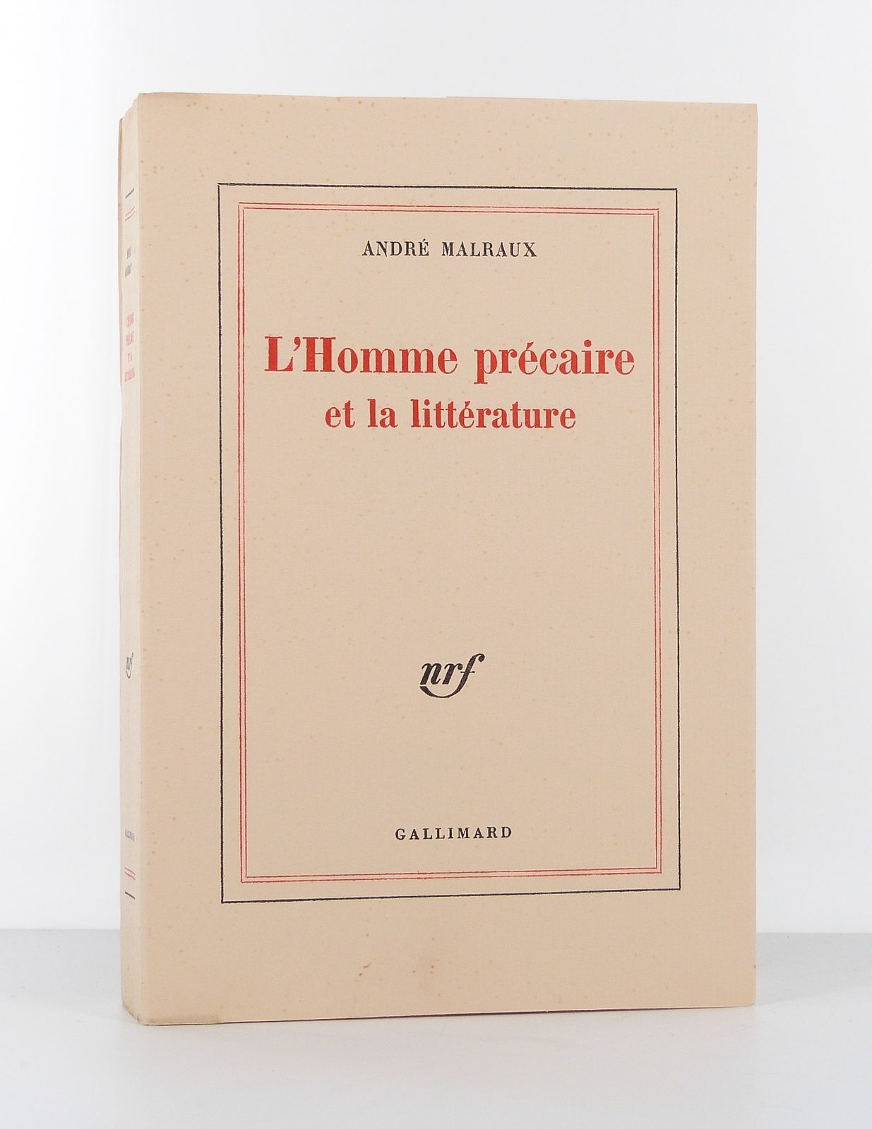 L'Homme précaire et la littérature