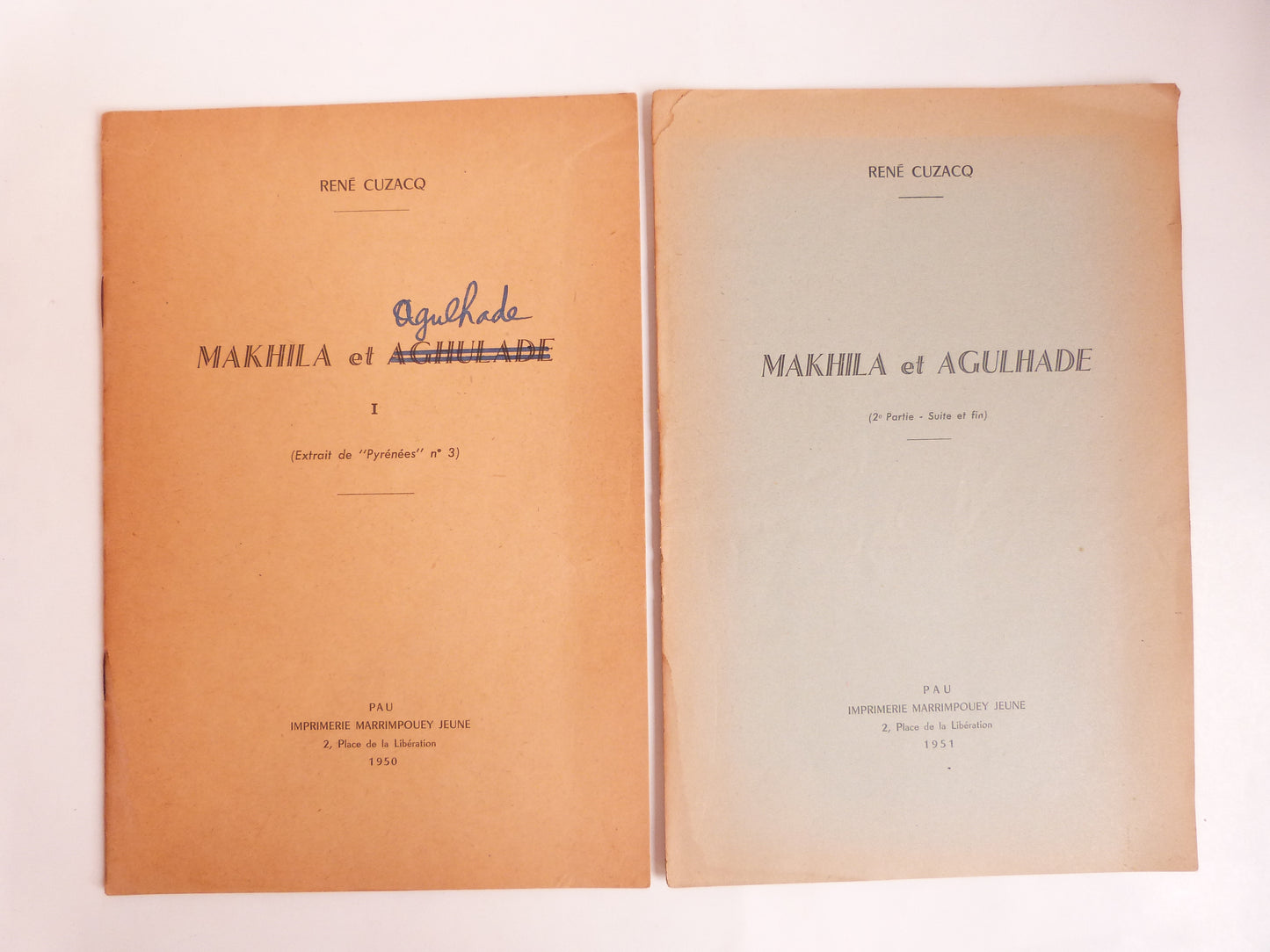 Makhila et Agulhade