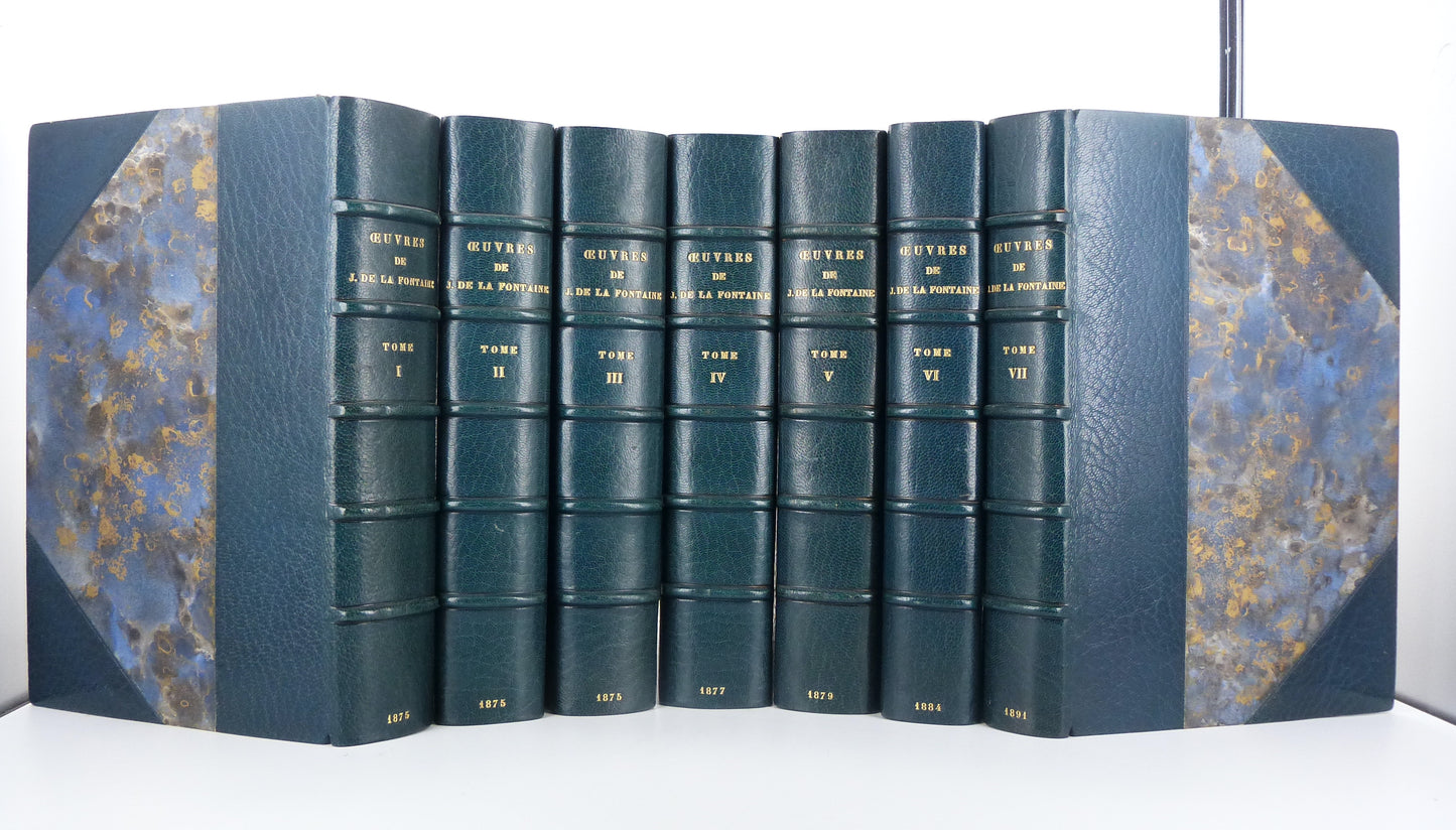 Works of J. de La Fontaine based on the original texts