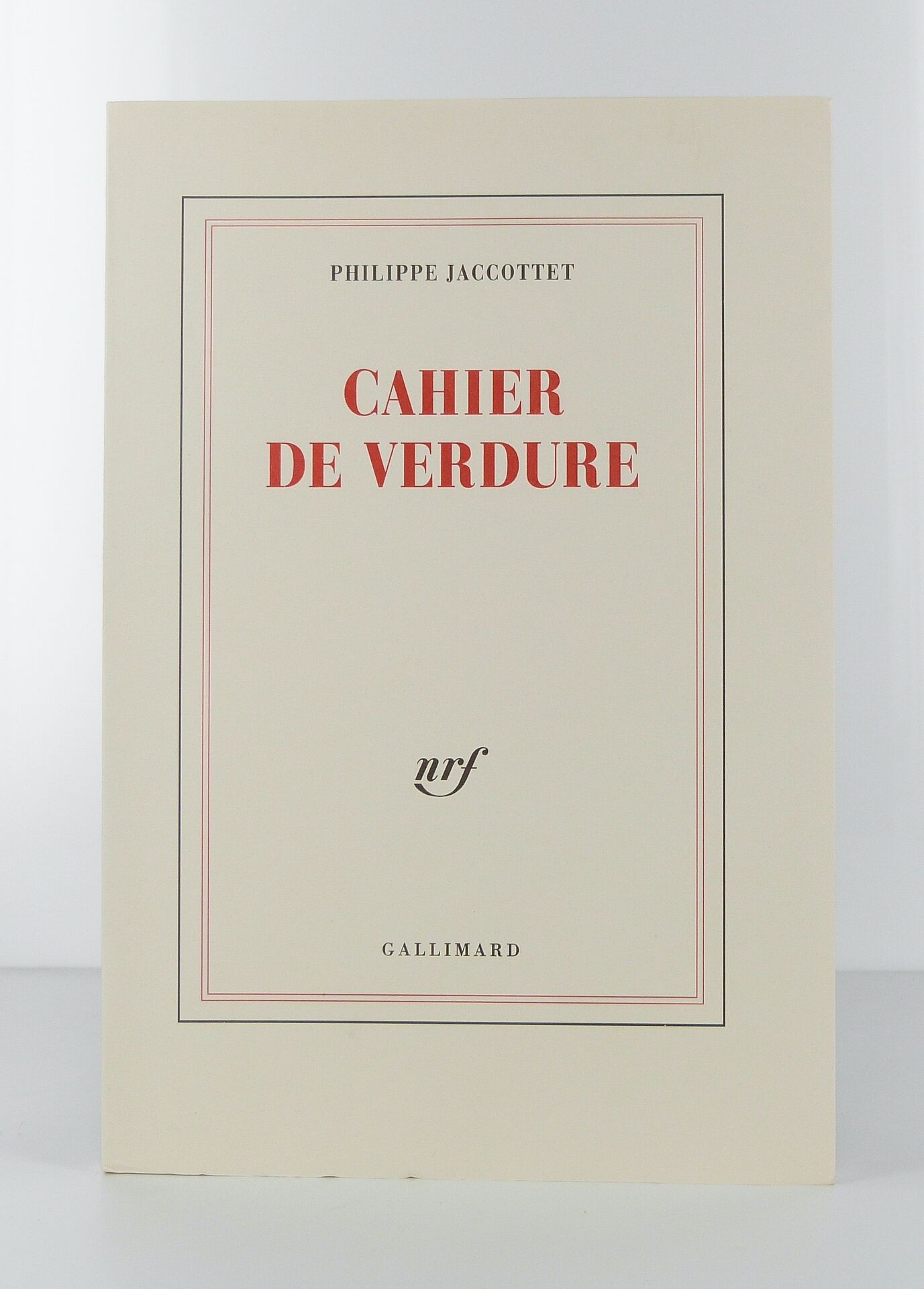 Cahier de verdure