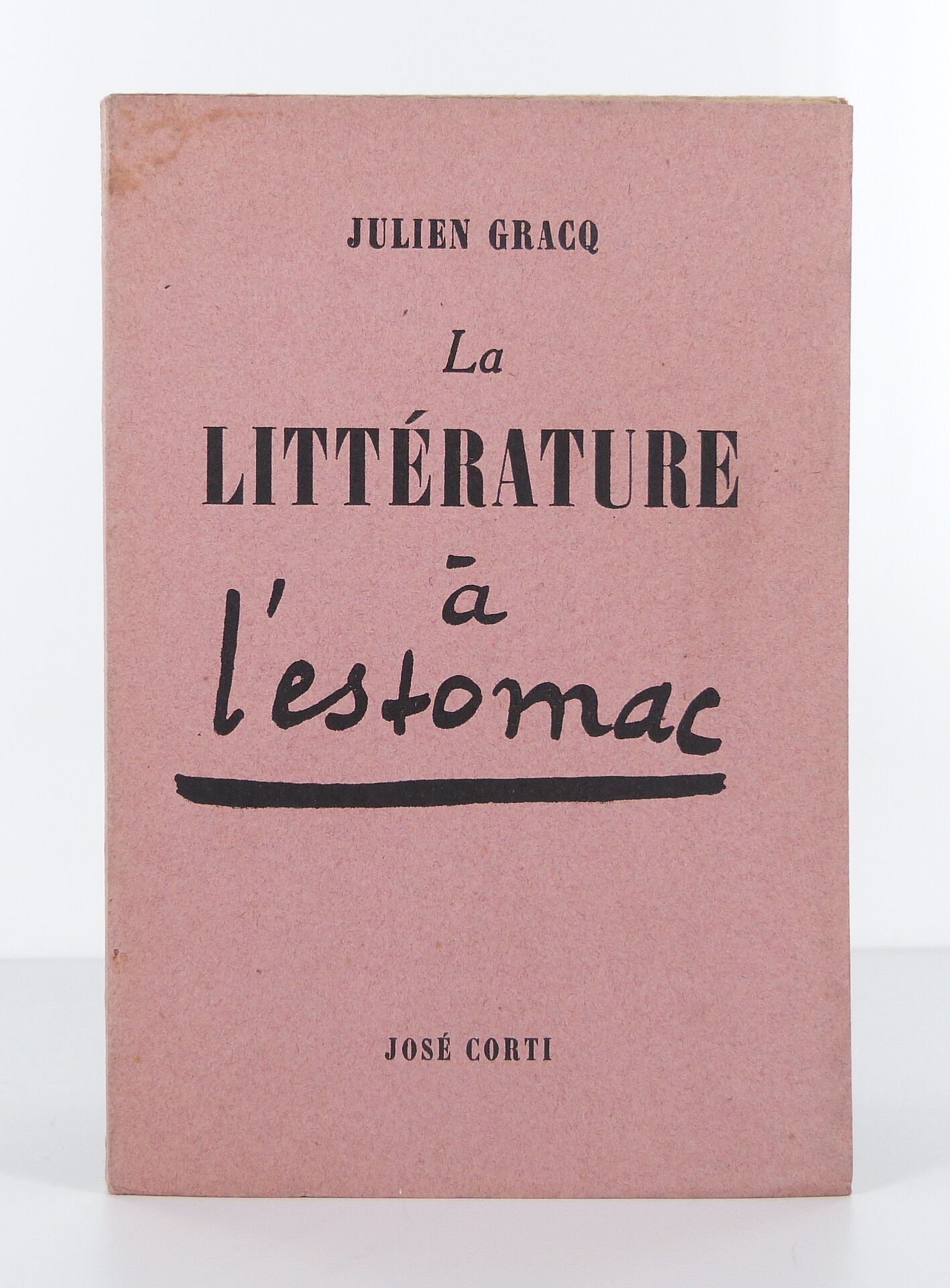 La littérature à l'estomac