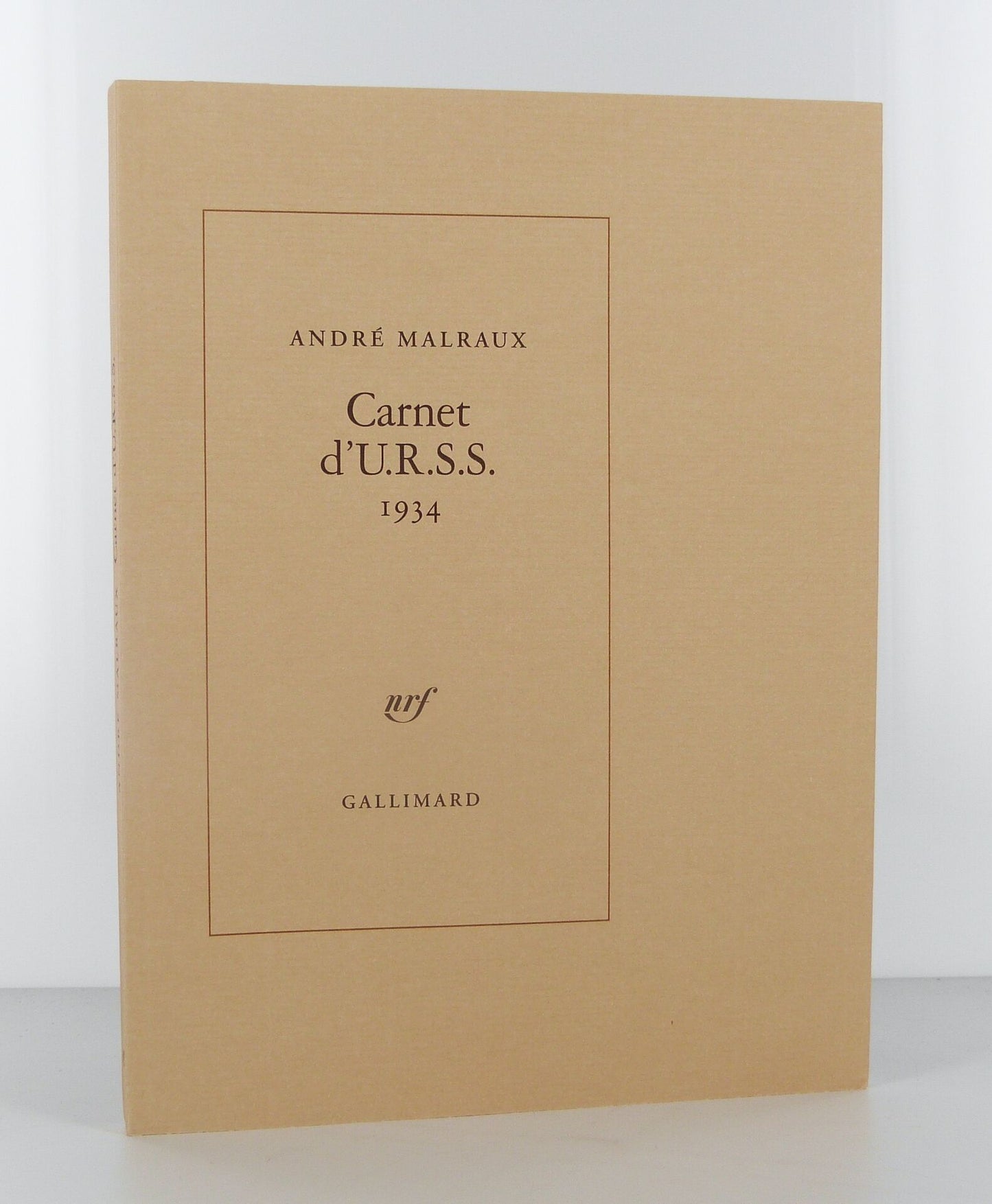 Carnet d'U.R.S.S. 1934