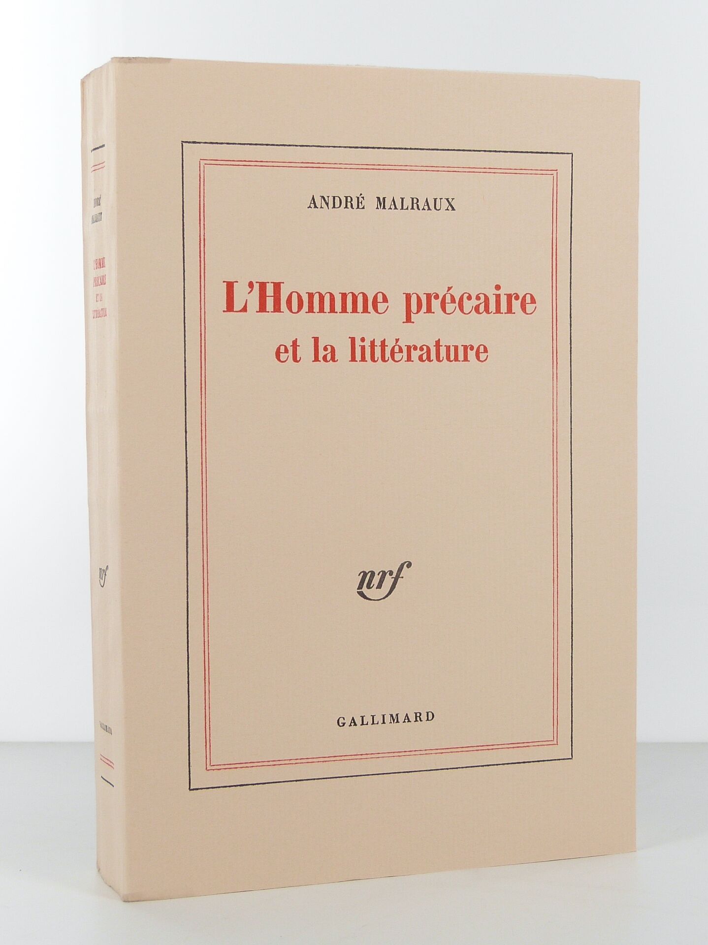 L'Homme précaire et la littérature