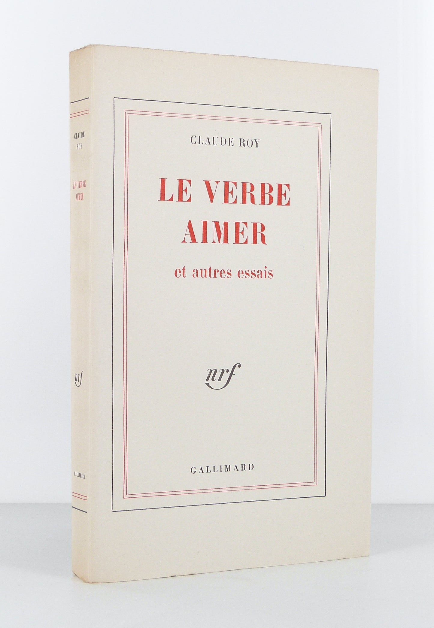 Le verbe Aimer et autres essais