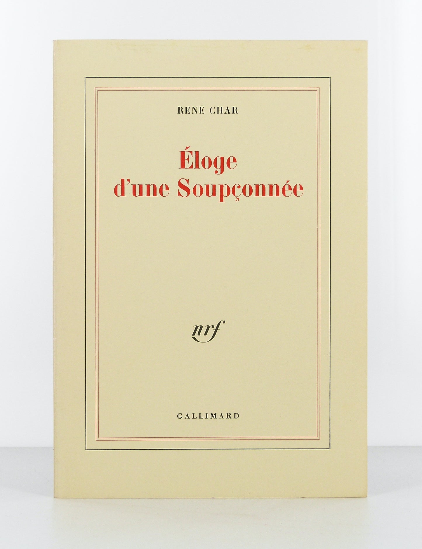 Éloge d'une Soupçonnée