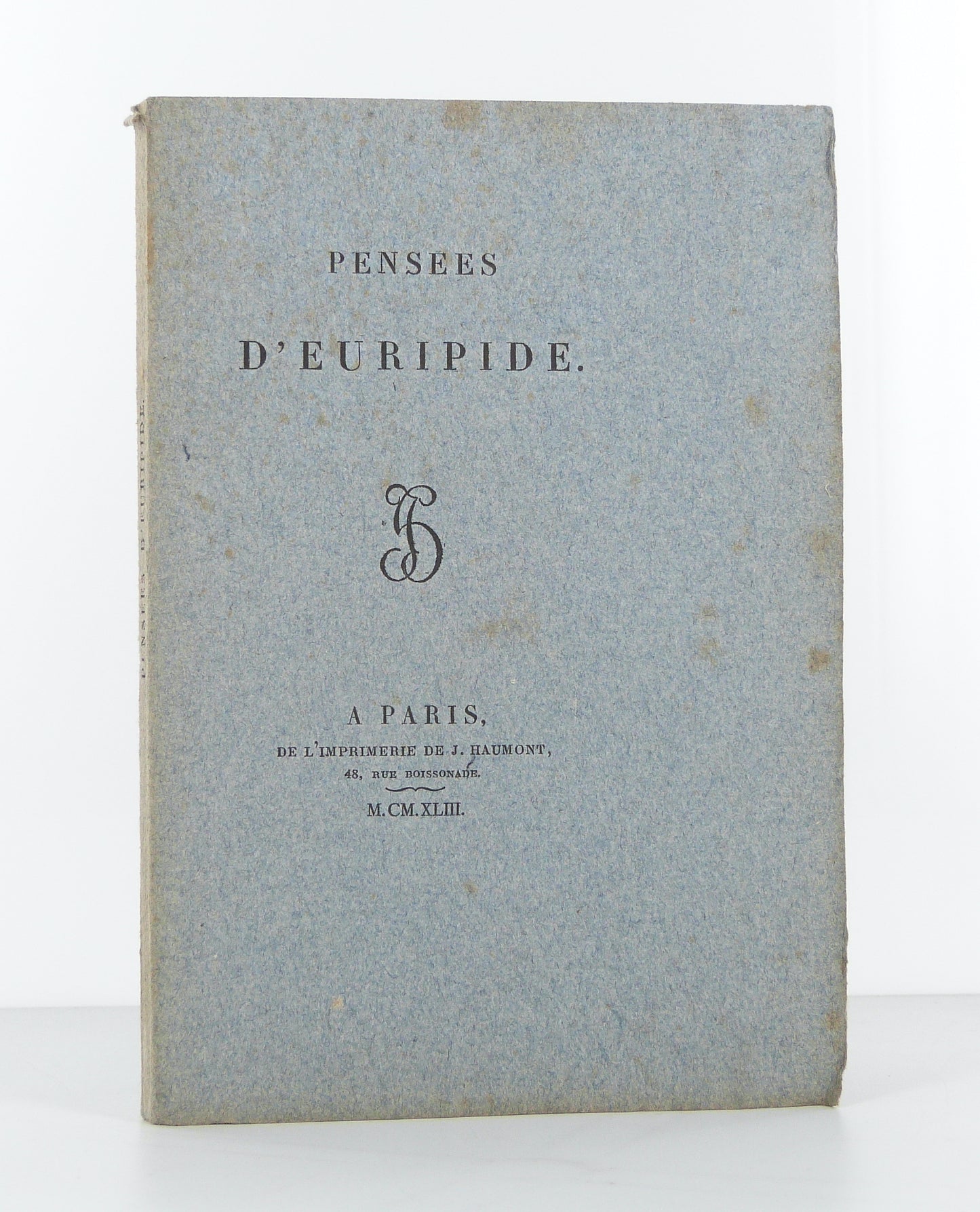 Pensées d'Euridipe