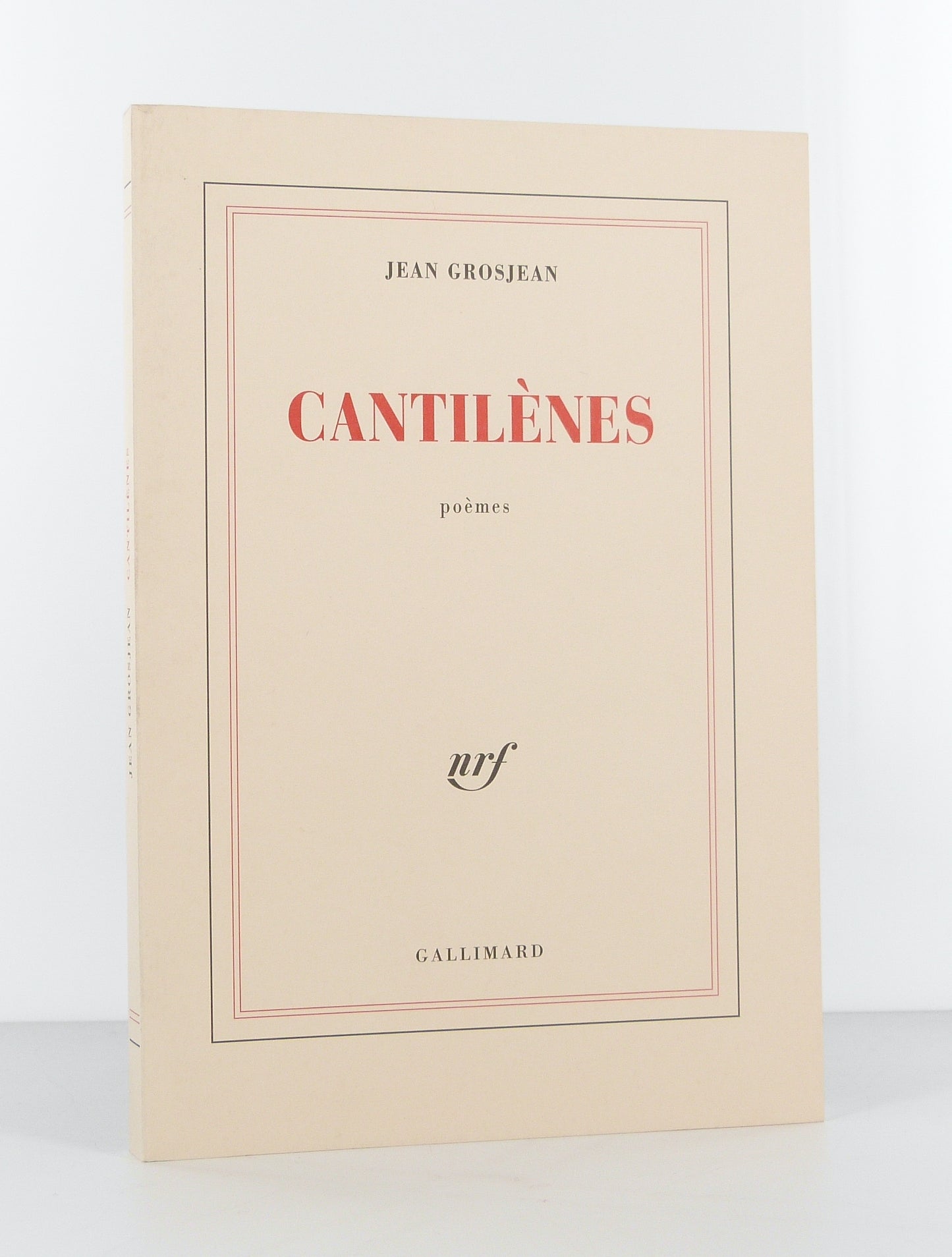 Cantilènes. Poèmes.