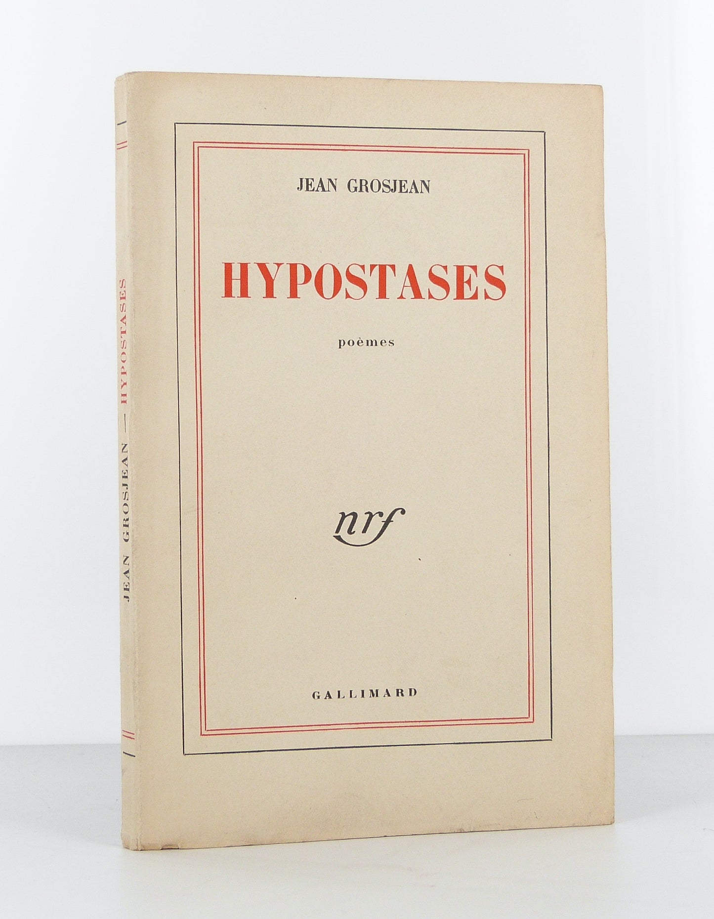 Hypostases. Poèmes.