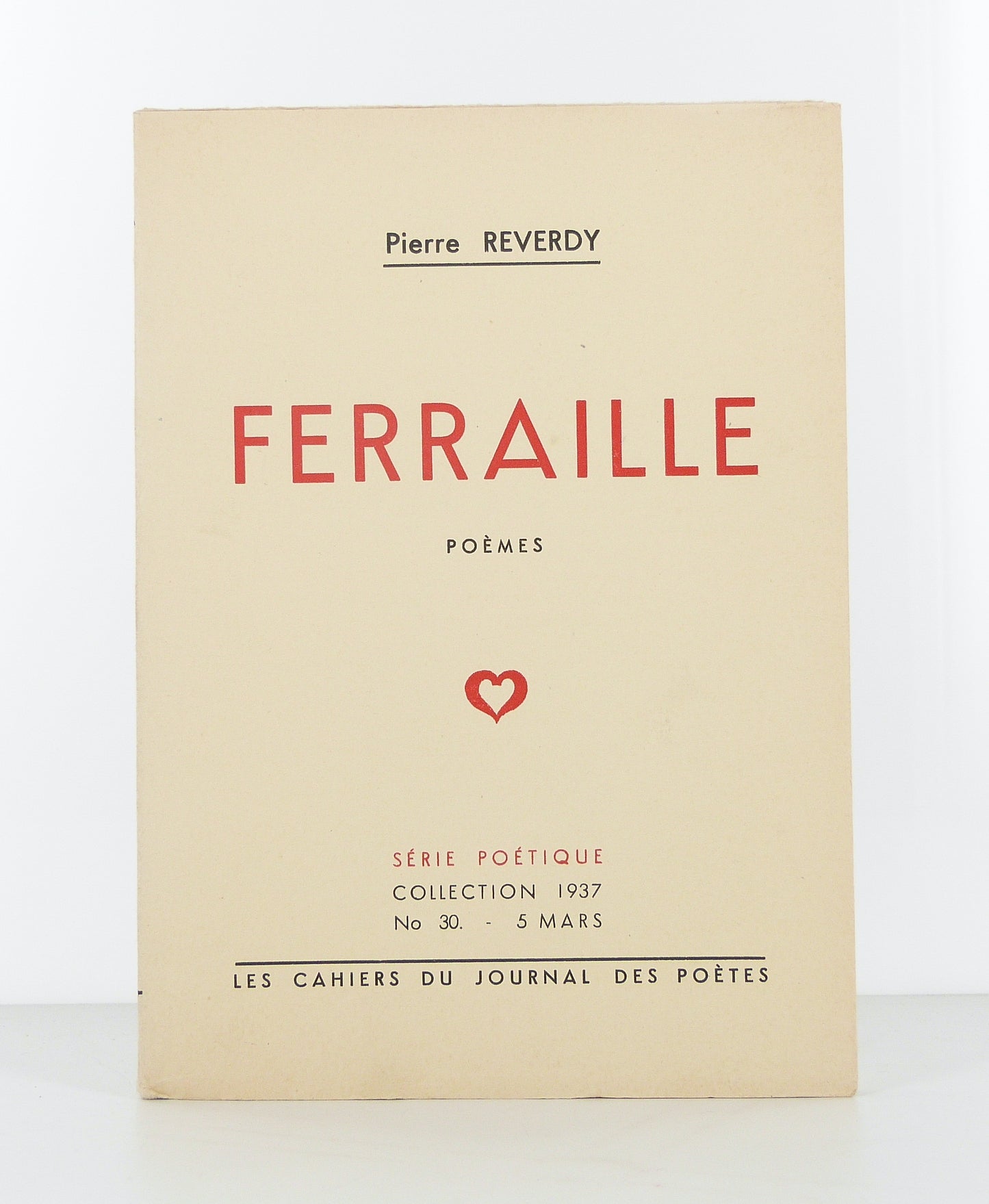 Ferraille. Poèmes.