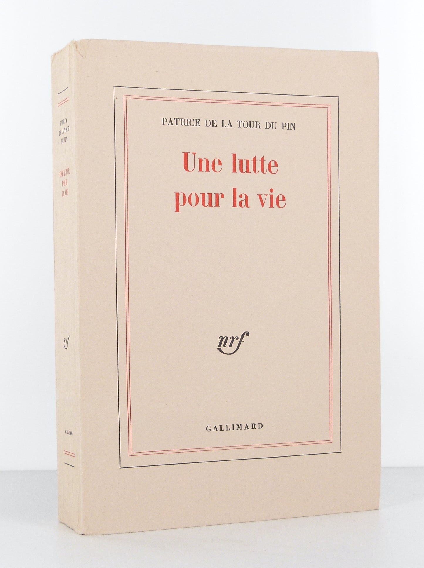 Une lutte pour la vie