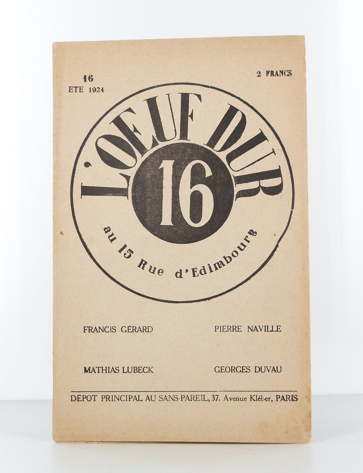 L'Oeuf dur, n°16 / été 1924