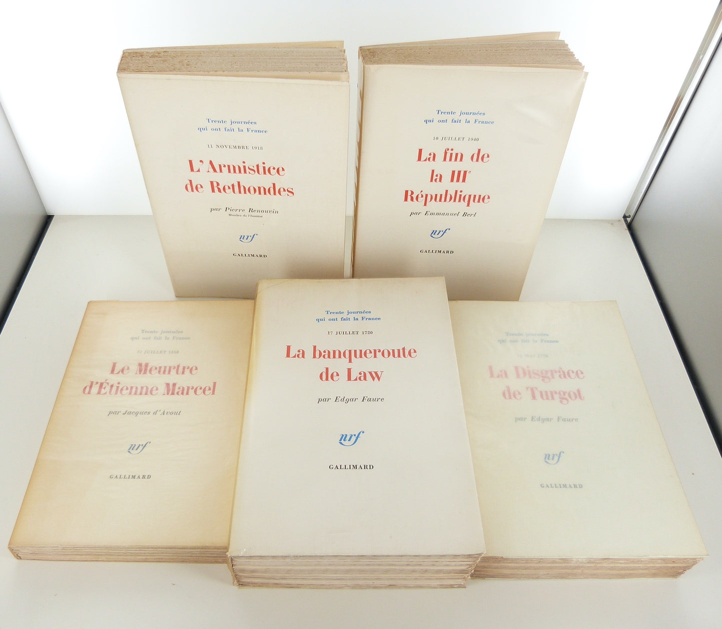 Lot de 5 tomes : Trente journées qui ont fait la France