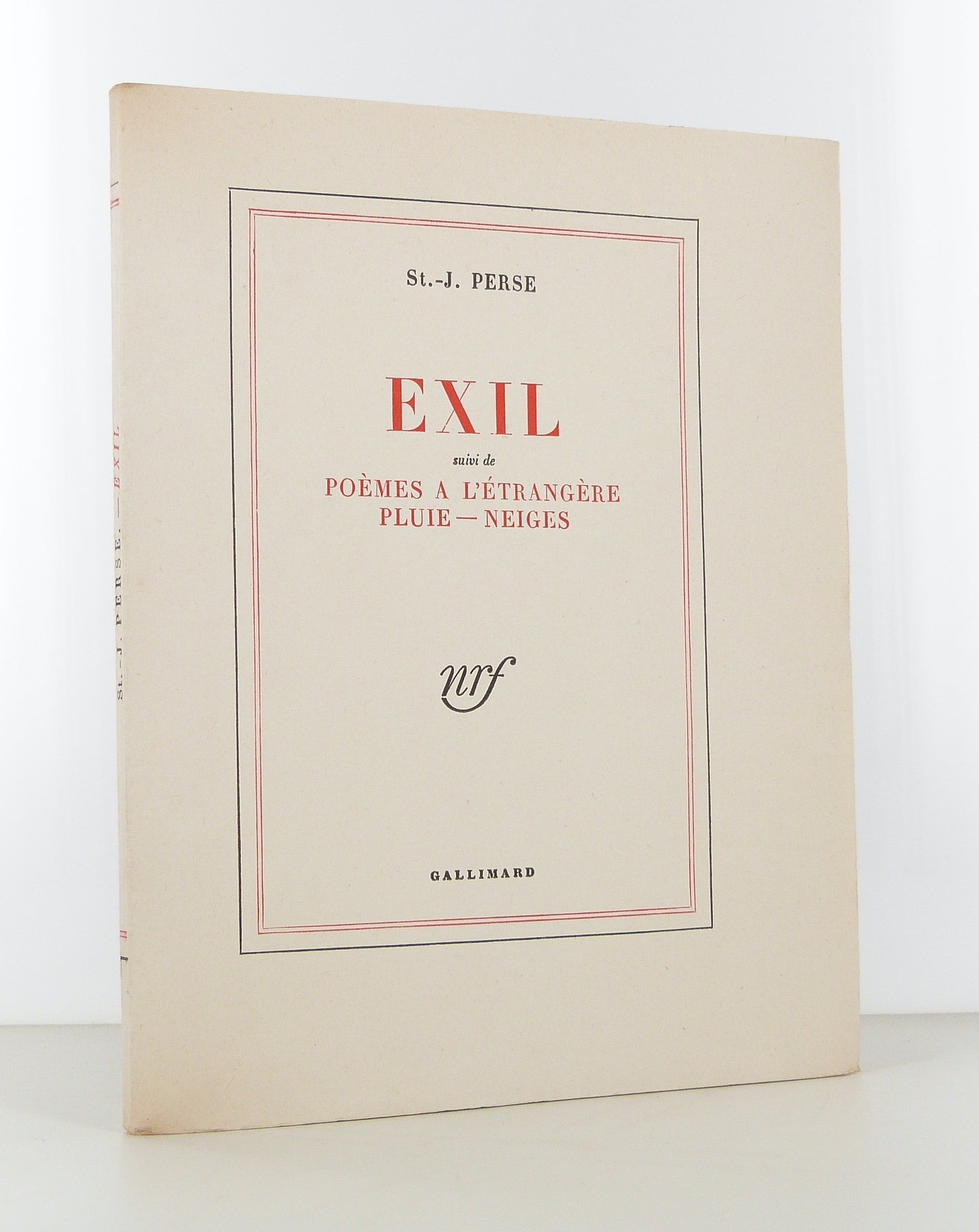 Exile followed by Poems to a Foreign Woman - Rain - Snows