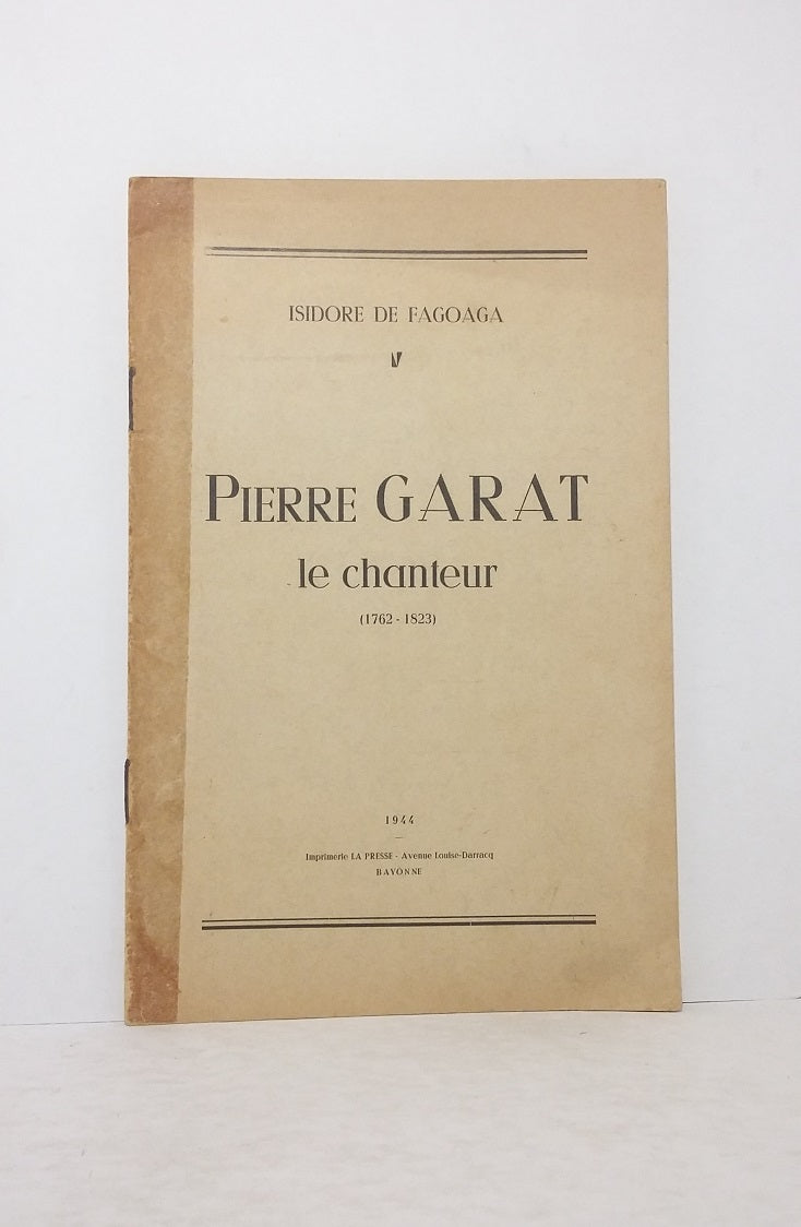 Pierre Garat le chanteur (1762-1823)