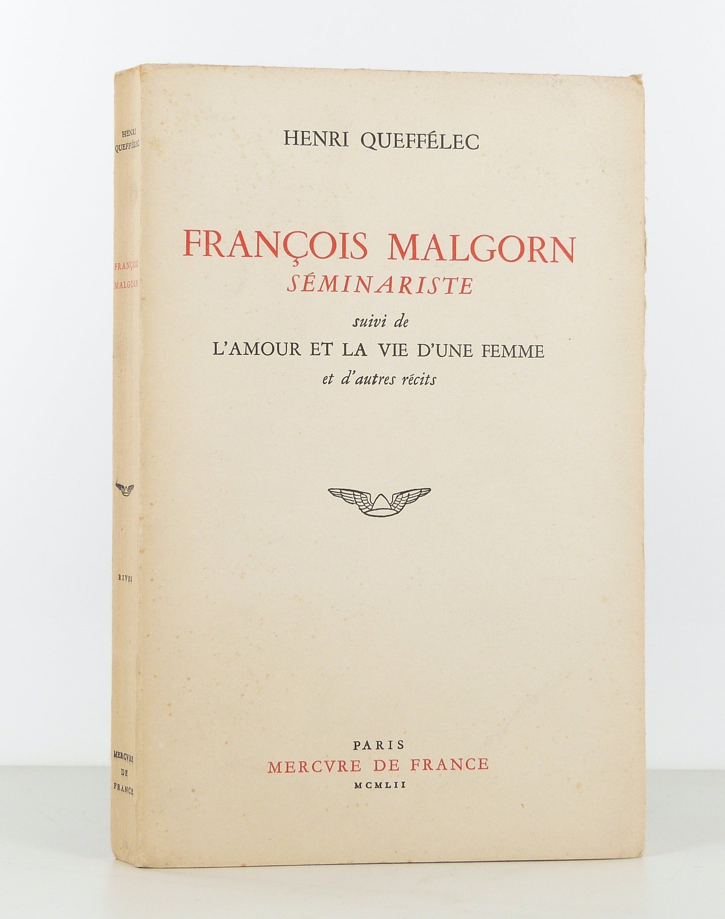 François Malgorn séminariste