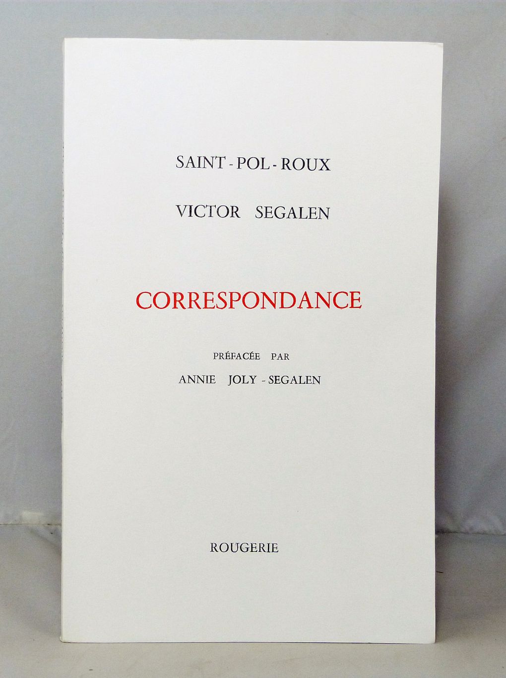 Correspondance
