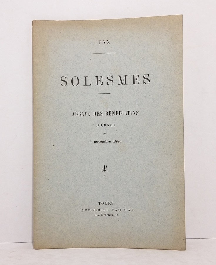 Solesmes.
