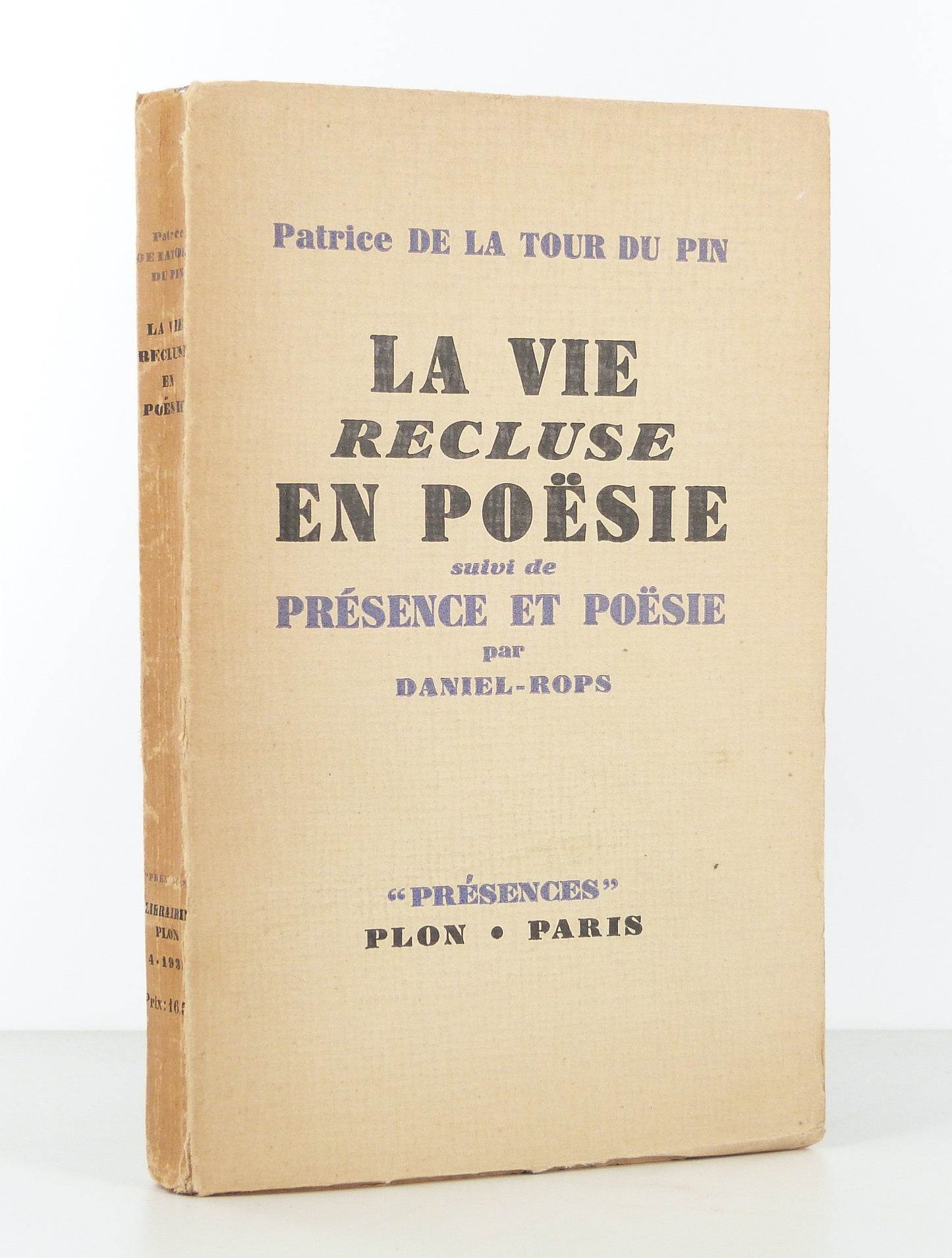 La vie recluse en poésie,
