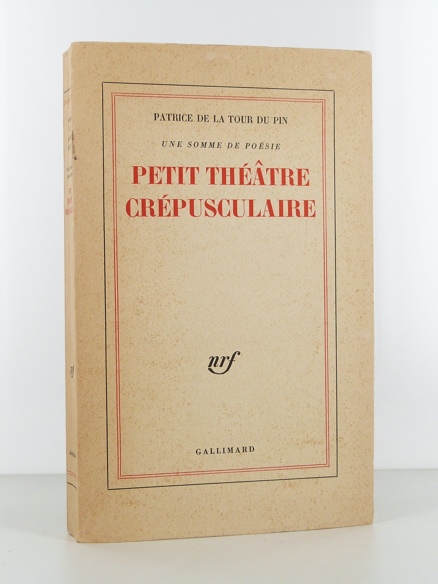 Petit théâtre crépusculaire