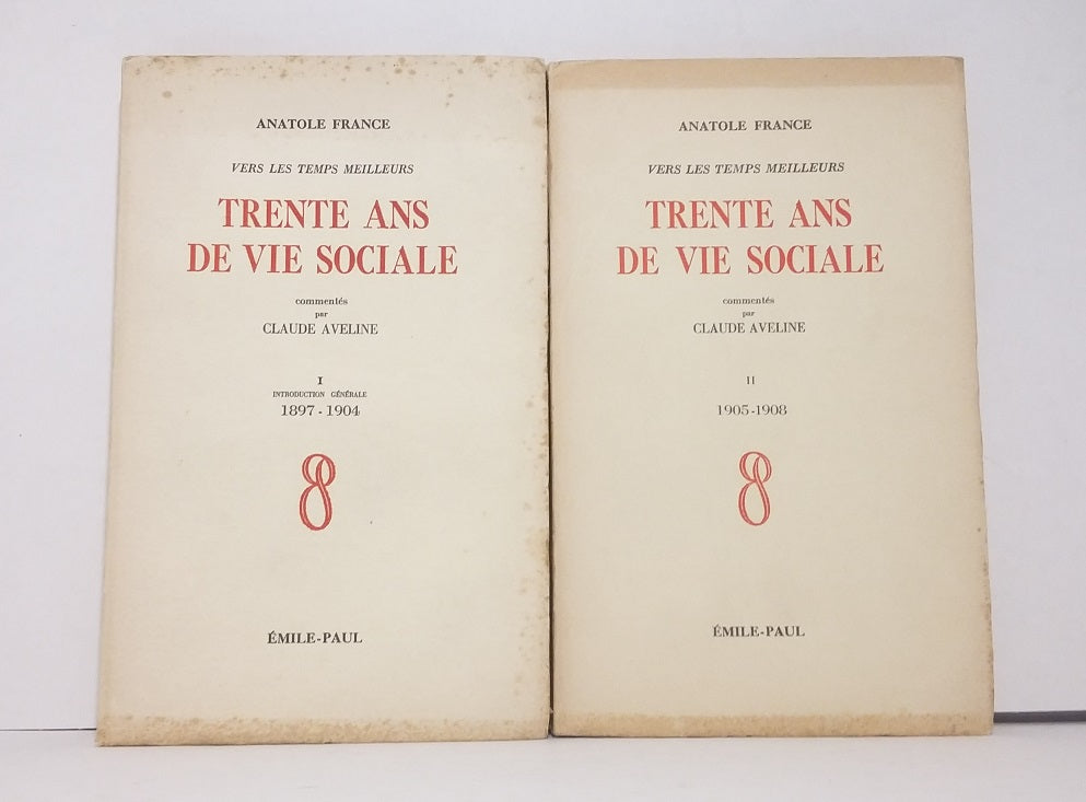 Trente ans de vie sociale.