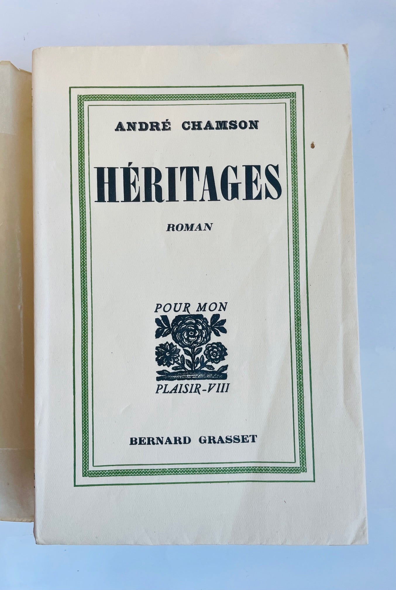 Legacies. A novel