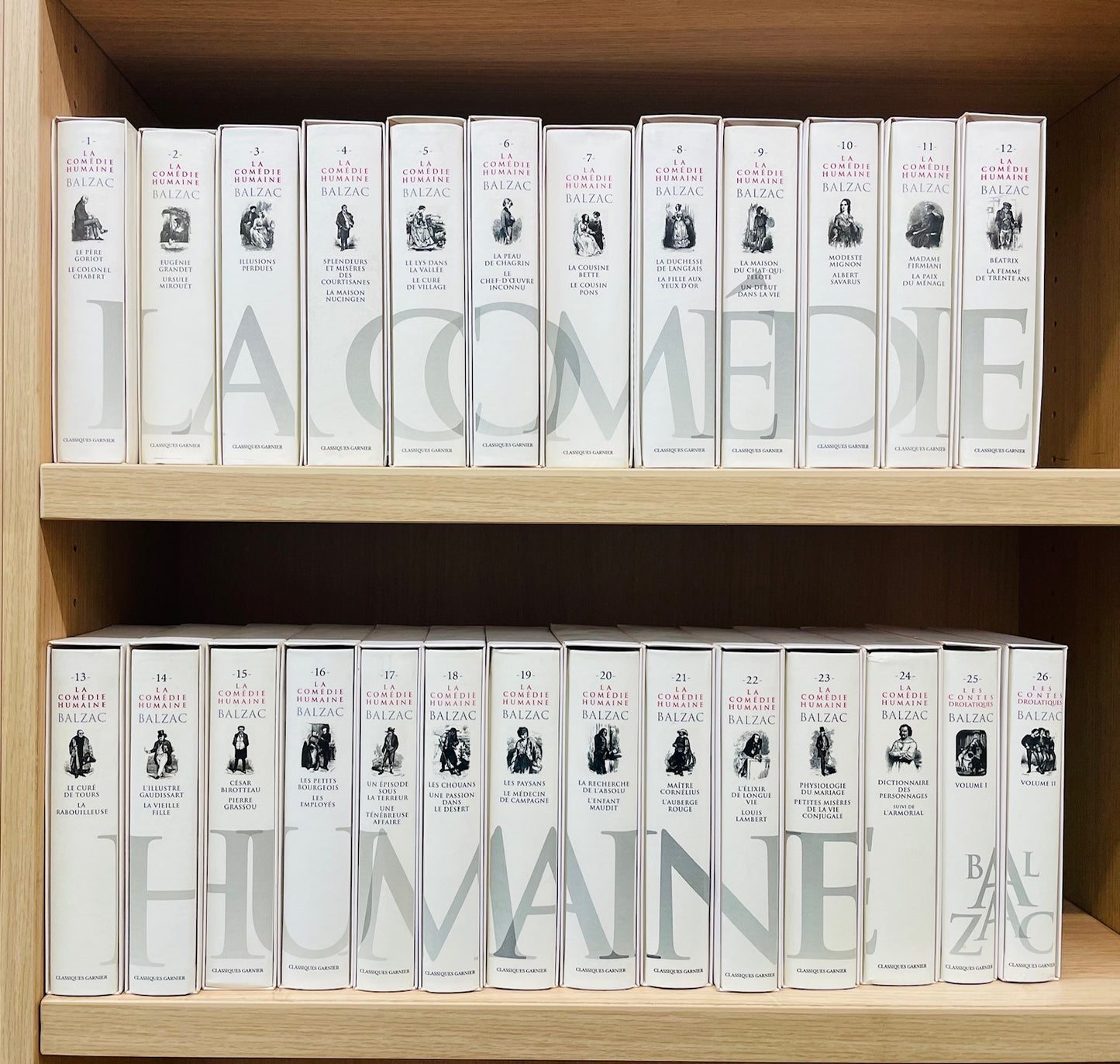 La Comédie humaine, coffret l'Intégrale.