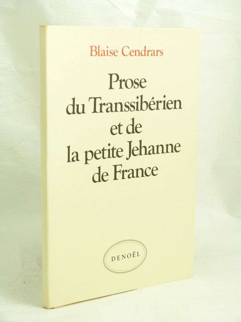 Prose du Transsibérien et de la petite Jehanne de France Librairie KOEGUI
